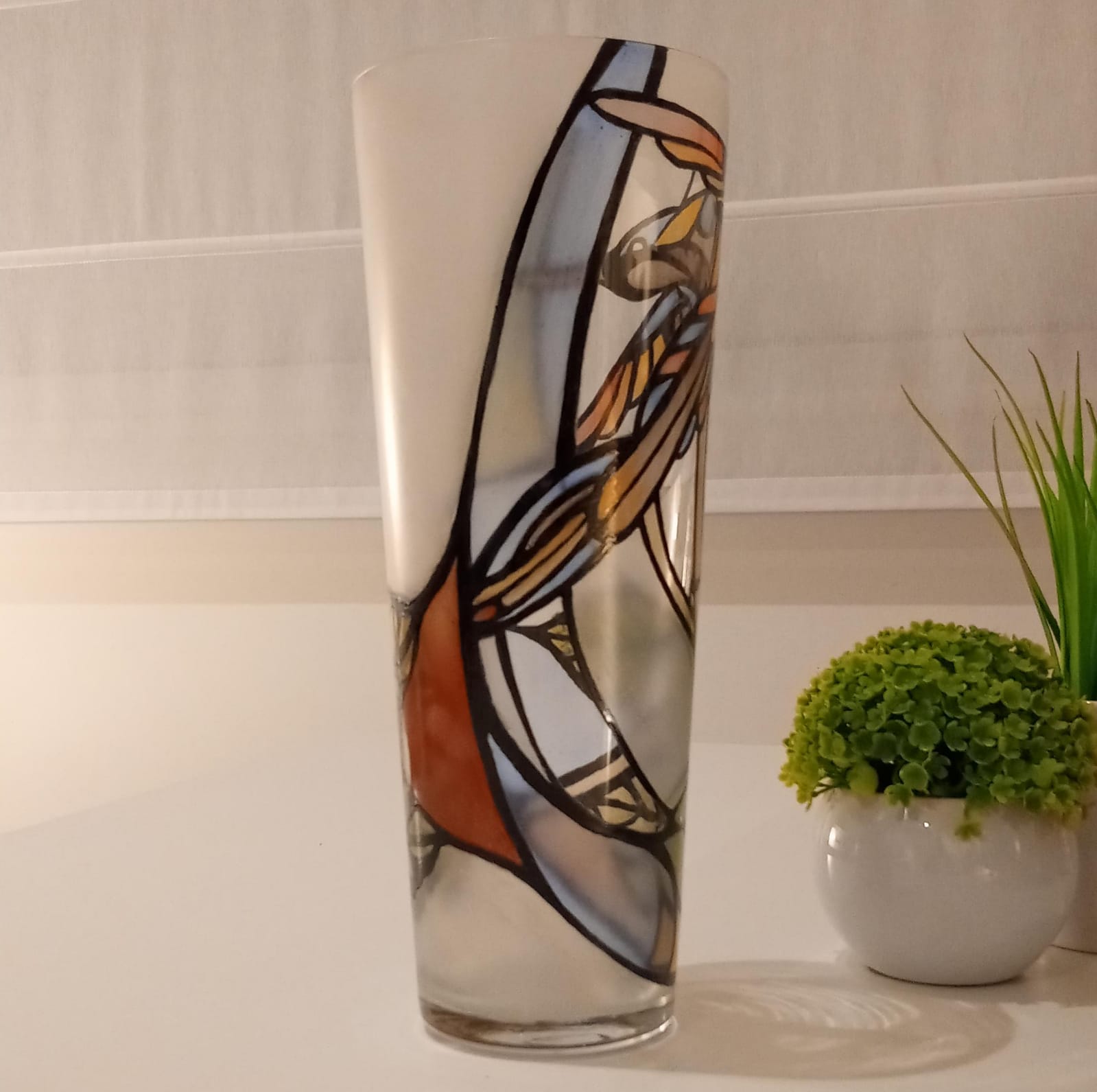 Jarrón Decorativo de Cristal Modelo: Picaflor - Imagen 4